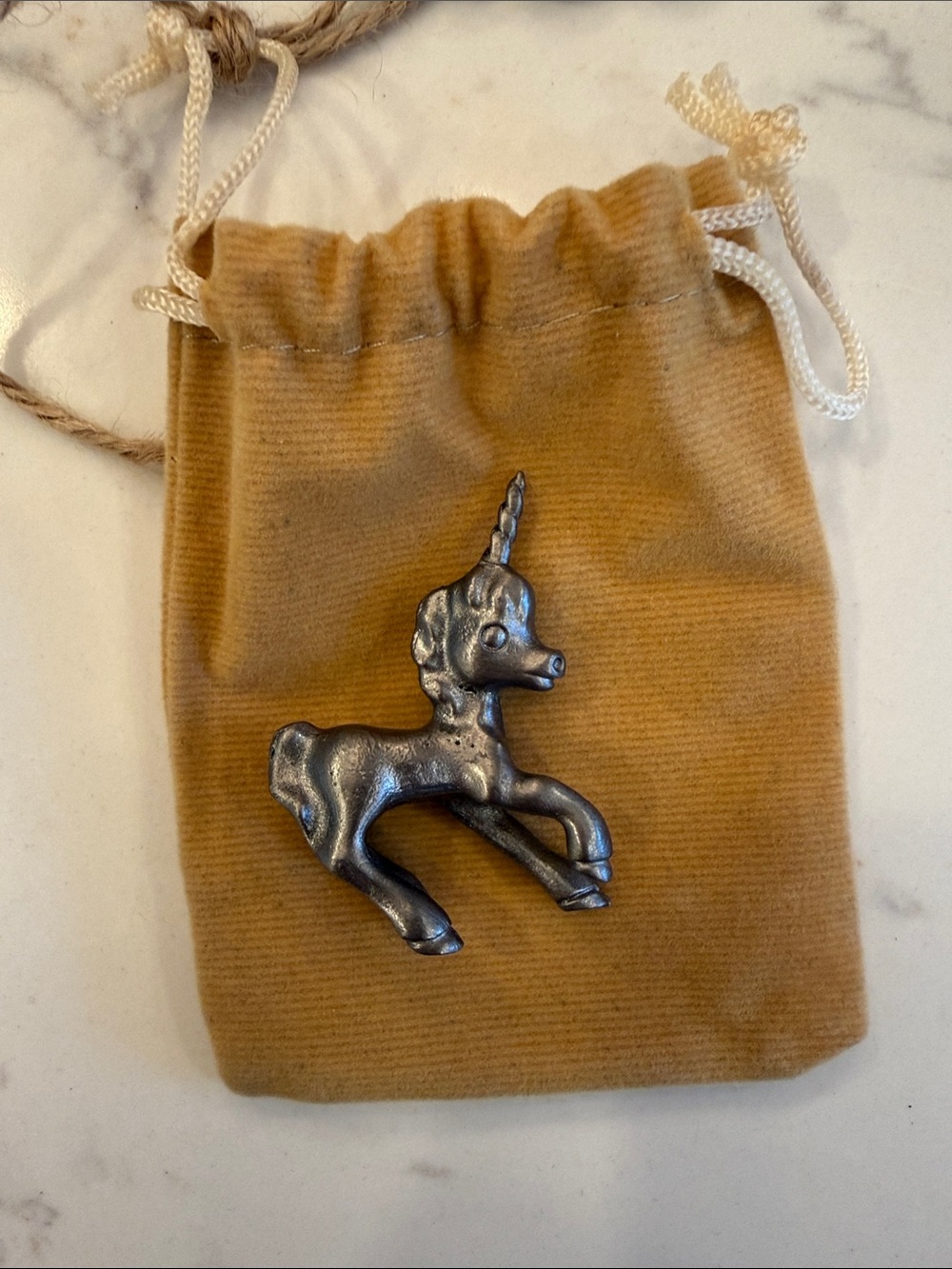 Small Pewter unicorn